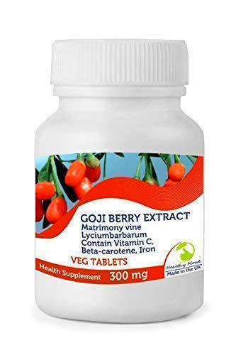 Baya de Goji Extracto 3000mg 30/60/90/120/180/250 Vegetal Pastillas Salud Alimentación Suplementos Nutrición 280mg 1: X 20 Tabletas