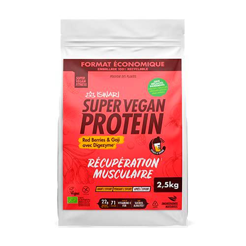 Super Vegan Protein Red Berries &amp; Goji con Digezyme 2,5kg