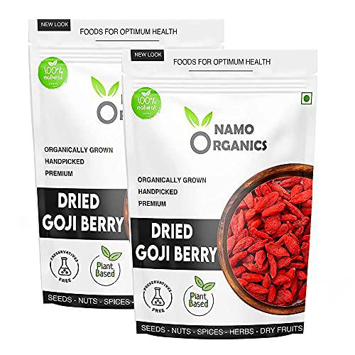 Namo Organics - 1 Kg - Dried Goji Berries - 100% Natural &amp; Premium