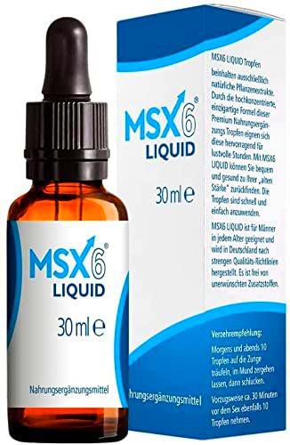 MSX6 Gotas líquidas [30 ml] para hombres con efecto instantáneo