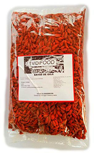 Bayas de Goji - 1kg - Altamente Antioxidante - Estimulan el Metabolismo