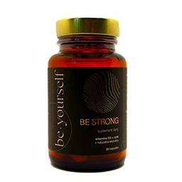 Complemento alimenticio natural BE STRONG 30 cápsulas 100% pura composición acai goji berry vitamina D zinc