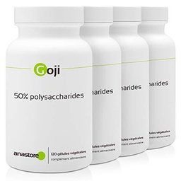 GOJI (LYCIUM BARBARUM) * 375 mg/cápsulas * Titulado al 50% en polisacáridos * Antioxidantes