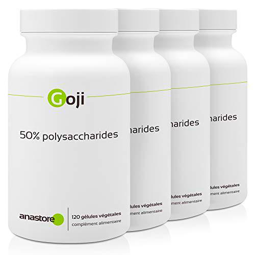 GOJI (LYCIUM BARBARUM) * 375 mg/cápsulas * Titulado al 50% en polisacáridos * Antioxidantes