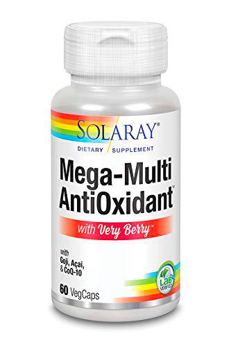 Solaray Mega Multi Antioxidant | CoQ10, ALA, Selenium